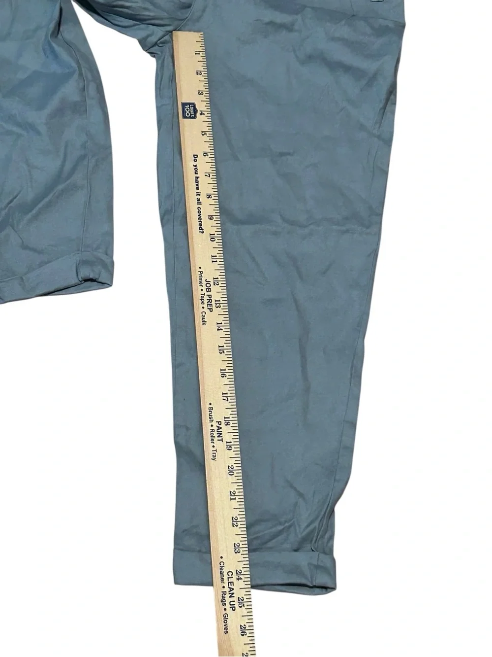 Anthropologie Ett:twa Linen Cotton Blend Pants Pleated Cuffs Size 6 US